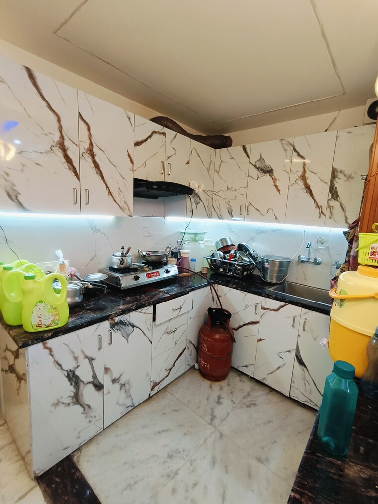 Kitchen, malviya nagar 3 Bedroom 1500 Sq.Ft. Builder Floor In Malviya Nagar Delhi 9070849