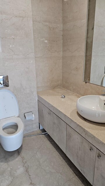 Bathroom in 3 BHK Apartment at Omkar 1973, Worli – for Rent