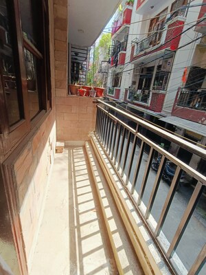 Balcony in 2 BHK Builder Floor at Malviya Nagar – for Rent