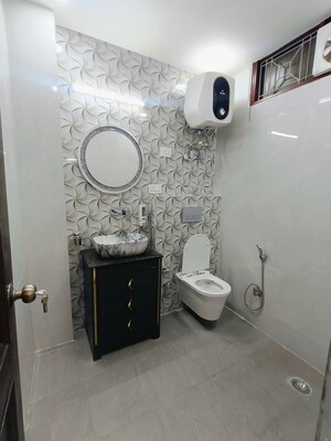 Bathroom in 3 BHK Builder Floor at Malviya Nagar – for Rent