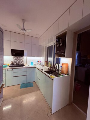 Kitchen in 3 BHK Apartment at Soham Crystal Spires, Ghodbunder Road – for Sale