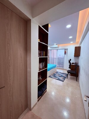 Staircase in 3 BHK Apartment at Soham Crystal Spires, Ghodbunder Road – for Sale