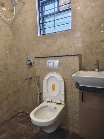 Bathroom in 1 RK Builder Floor at Halasuru – for Rent