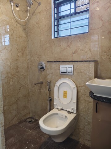 Bathroom in 1 RK Builder Floor at Halasuru – for Rent