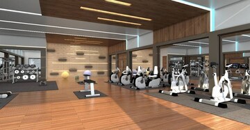 Gym in 3 BHK Apartment at Vamsiram West Wood, Tolichowki – for Rent