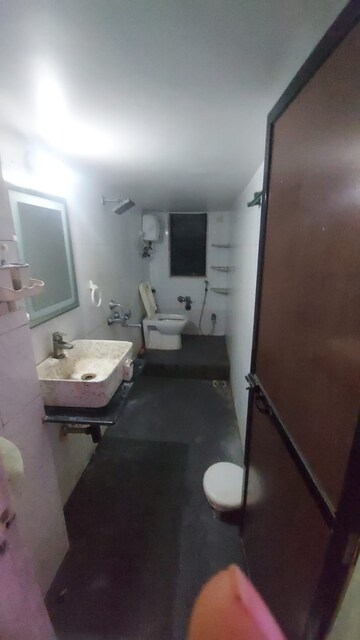 Bathroom in 3 BHK Apartment at Deepak Residency, Vile Parle West – for Rent