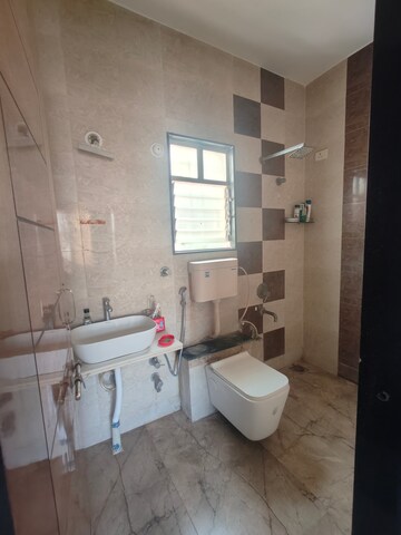 Bathroom in 2 BHK Apartment at Kunal Icon, Pimple Saudagar – for Rent