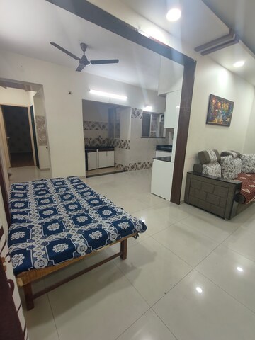 Bedroom in 3 BHK Apartment at Dwarka Lords, Pimple Saudagar – for Rent