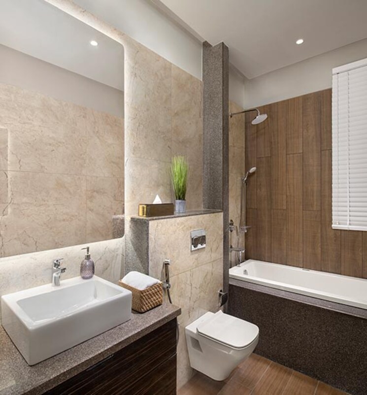 Bathroom, uchdpl-veridia-oakwood-enclave 5 Bedroom 4089 Sq.Ft. Villa In Wave City Ghaziabad 9071190