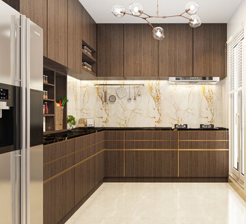Kitchen in 5 BHK Villa at Uchdpl Veridia Oakwood Enclave, Wave City – for Rent
