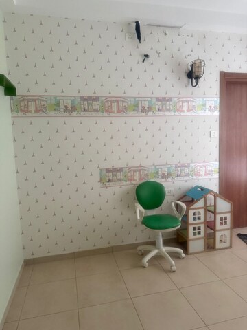 Bathroom in 3.5 BHK Apartment at Bhartiya Nikoo Homes, Thanisandra Main Road – for Rent
