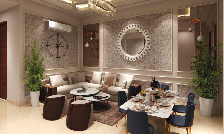 3 BHK + Study Room 2250 Sq.Ft. Builder Floor in NKV Golden Avenue