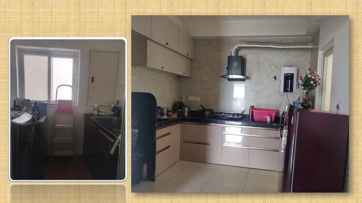 Kitchen, vajram-newtown 2 Bedroom 1244 Sq.Ft. Apartment In Thanisandra Main Road Bangalore 9071281