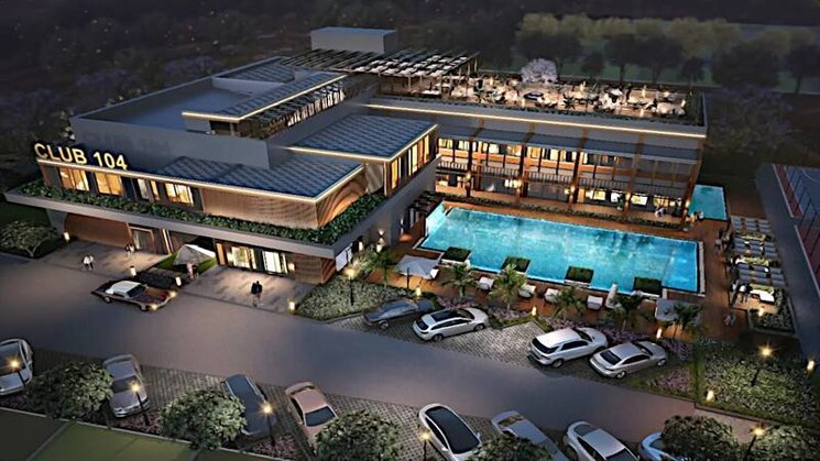 Exterior View, m2k-olive-greens 3 Bedroom 1578 Sq.Ft. Builder Floor In Sector 104 Gurgaon 9071287