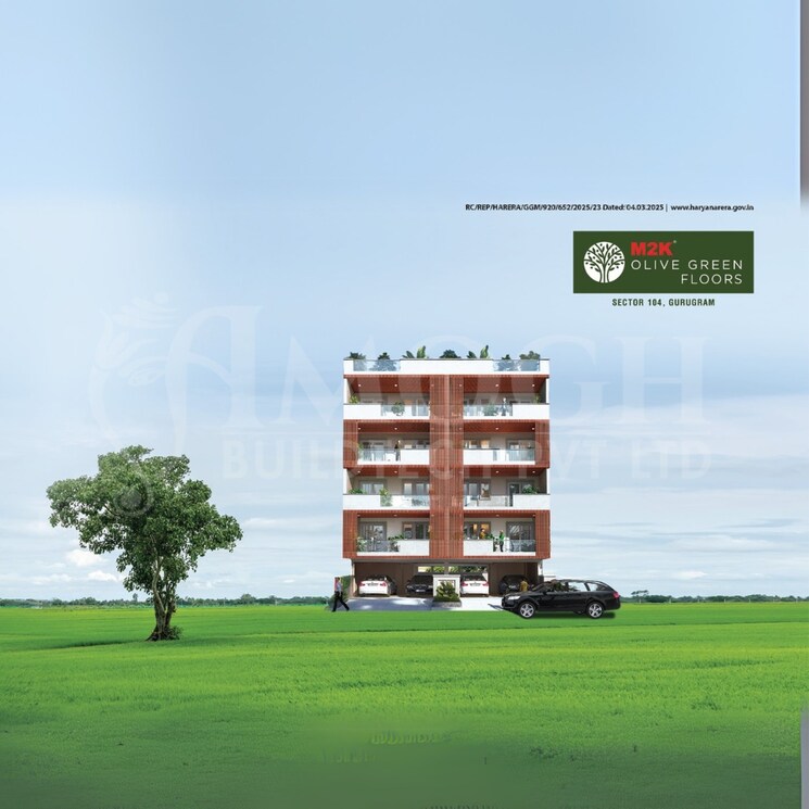Exterior View, m2k-olive-greens 3 Bedroom 1578 Sq.Ft. Builder Floor In Sector 104 Gurgaon 9071287