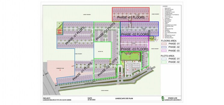 Master Plan, m2k-olive-greens 3 Bedroom 1578 Sq.Ft. Builder Floor In Sector 104 Gurgaon 9071287