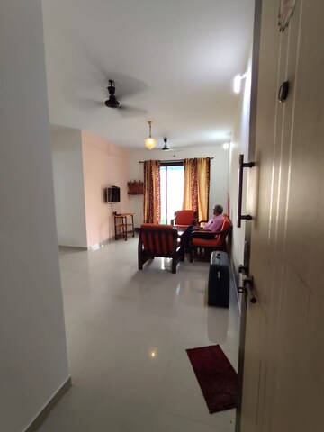 Living Room in 2 BHK Apartment at Nisarg Hyde Park, Kharghar – for Rent