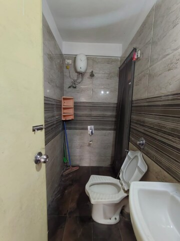 Bathroom in 2 BHK Apartment at Nisarg Hyde Park, Kharghar – for Rent