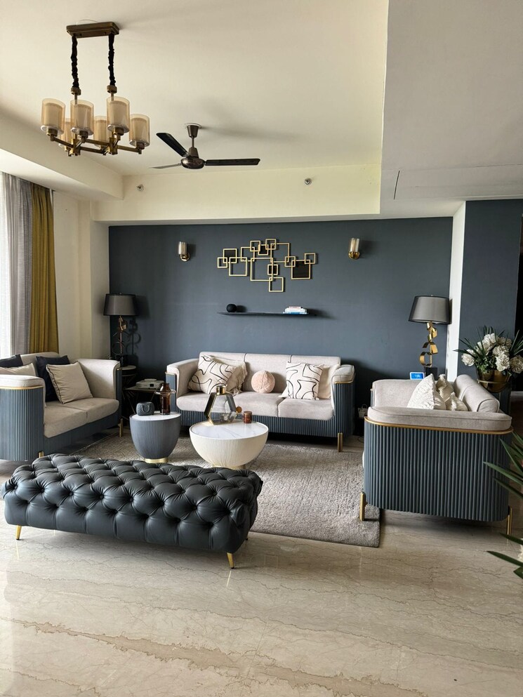 Living Room, m3m-golf-estate 3.5 Bedroom 3900 Sq.Ft. Apartment In Sector 65 Gurgaon 9071425