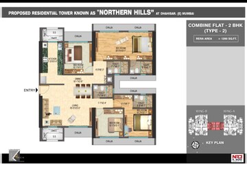 4 BHK Apartment For Sale in N Rose Northern Hills, Dahisar East
