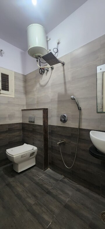 Bathroom in 2 BHK Builder Floor at Iti Layout – for Rent