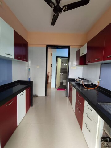 Kitchen in 2 BHK Apartment at Nisarg Hyde Park, Kharghar – for Rent