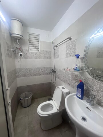 Bathroom in 2 BHK Apartment at Windlass River Valley, Harrawala – for Rent
