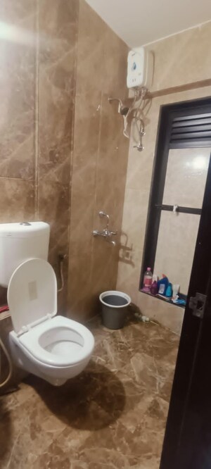 Bathroom in 1 BHK Apartment at Hiranandani Cardinal, Ghodbunder Road – for Rent