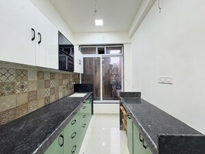 Kitchen in 1 BHK Apartment at Om Sai Residency Dombivali, Dombivli East – for Sale