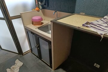 Kitchen in 3 BHK Apartment at Godrej Platinum Mumbai, Vikhroli East – for Rent