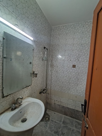Bathroom in 2 BHK Builder Floor at Malviya Nagar – for Rent