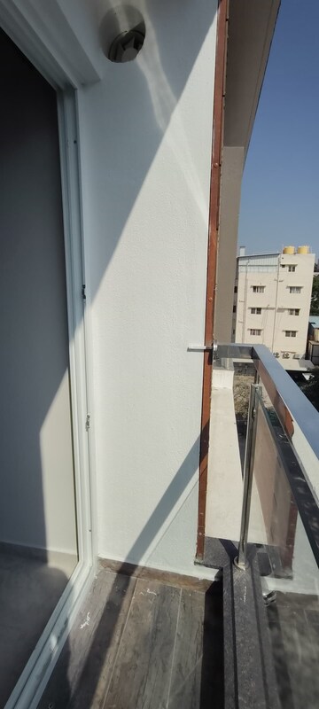 Balcony in 1 BHK Builder Floor at Hsr Layout – for Rent