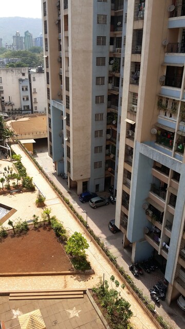 Balcony in 1 BHK Apartment at Pride Park, Dhokali – for Rent