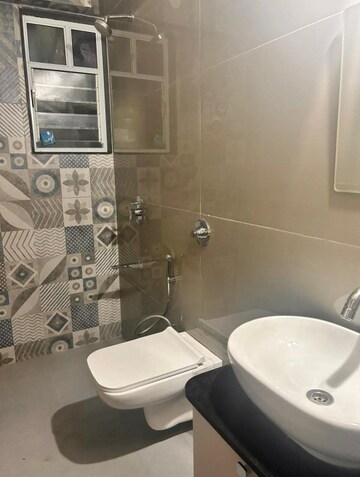 Bathroom in 1 BHK Apartment at Chhajed Galaxy, Viman Nagar – for Rent