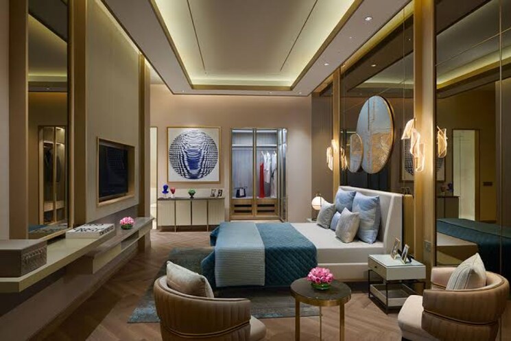 Living Room, puri-diplomatic-residences 4 Bedroom 3475 Sq.Ft. Apartment In Sector 111 Gurgaon 9071961