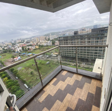 Balcony in 3 BHK Apartment at Park Grandeur, Dasar – for Rent