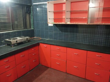 Kitchen in 3 BHK Apartment at Shreeji Paradise, Aundh – for Rent