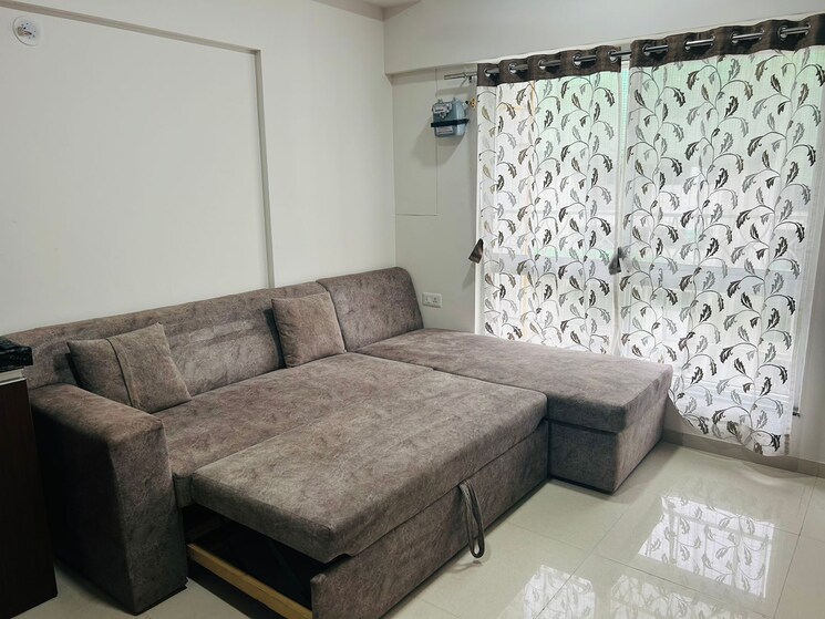 Living Room, gera-world-of-joy Studio 350 Sq.Ft. Apartment In Kharadi Pune 9072000