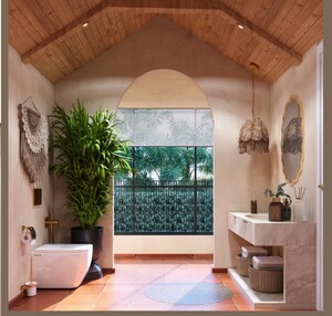 Bathroom in 4 BHK Villa at Moira – for Sale