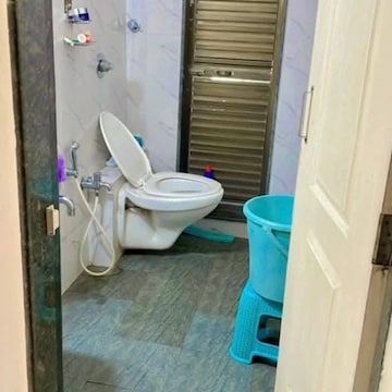 Bathroom in 2 BHK Apartment at Sanman CHS Andheri West, Andheri West – for Rent