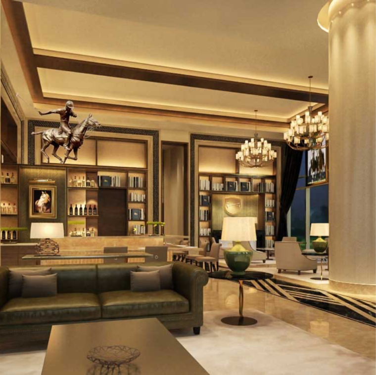 Living Room, m3m-golf-hills 4 Bedroom 6000 Sq.Ft. Penthouse In Sector 79 Gurgaon 9072045