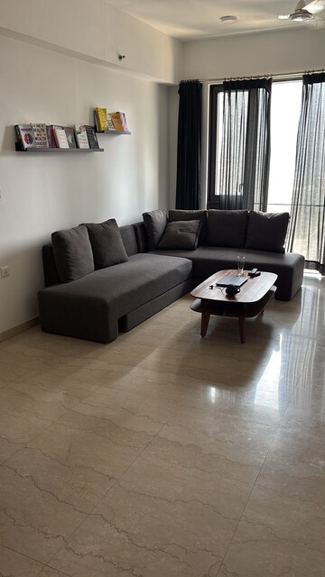 Living Room in 1 BHK Apartment at Adarsh Nagar CHS Worli, Worli – for Rent