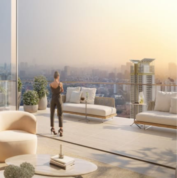 Swimming Pool in 4 BHK Apartment at Smart World Sky Arc, Dhani – for Sale