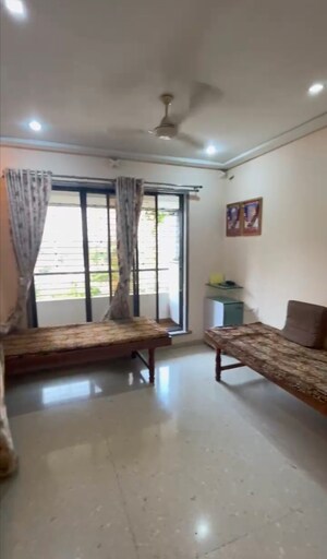 Living Room in 3 BHK Apartment at Trishul Patel Heights, Ghansoli – for Sale