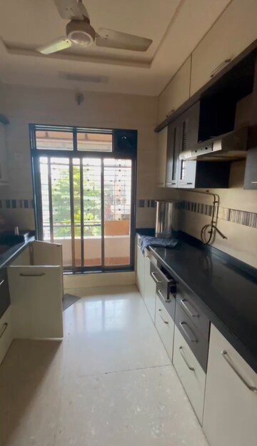 Kitchen in 3 BHK Apartment at Trishul Patel Heights, Ghansoli – for Sale