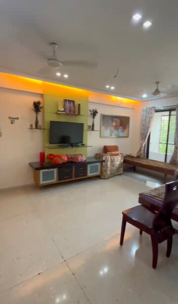 Living Room in 3 BHK Apartment at Trishul Patel Heights, Ghansoli – for Sale