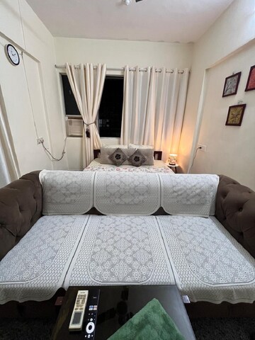 Living Room in 1 BHK Apartment at Santacruz West – for Rent