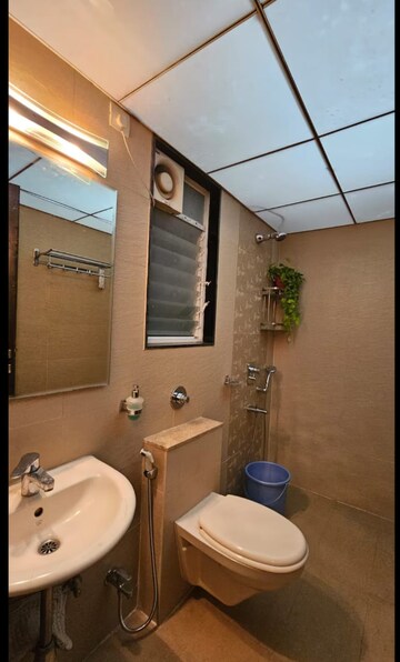 Bathroom in 2 BHK Apartment at Goel Ganga Carnation, Koregaon Park – for Rent