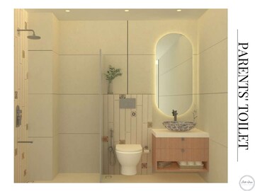 Bathroom in 4 BHK Apartment at Lodha World Crest, Worli – for Sale