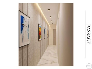 Building Lobby in 4 BHK Apartment at Lodha World Crest, Worli – for Sale